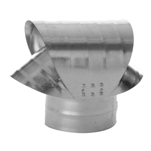 RDP 12" Galvanized Round Base Chimney Vacuum Cap