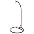 thumbnail image 1 of Round Base Heavy Duty Hanging Stand - Powder Coated Hammock Stand for Hammock Chair, Indoor and Outdoor (Coffee), 1 of 6