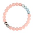 thumbnail image 1 of Round Beaded Bracelet Gemstone Jewelry - Beaded Bracelets for Women Stretch Healing Bracelet - Natural Stone Gemstone Jewelry Gifts for Daily Wear 0.3in Width, 1 of 5