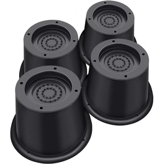 Round Bed Risers 2 inch Heavy Duty,Circle Furniture Risers for Chair ...