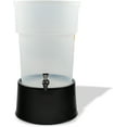 thumbnail image 1 of Round Beverage Dispenser with Base 5 Gallon - Black, 1 of 1