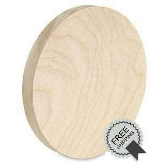 Round Birch Art Panel, Flat, (3/4" deep) (30")