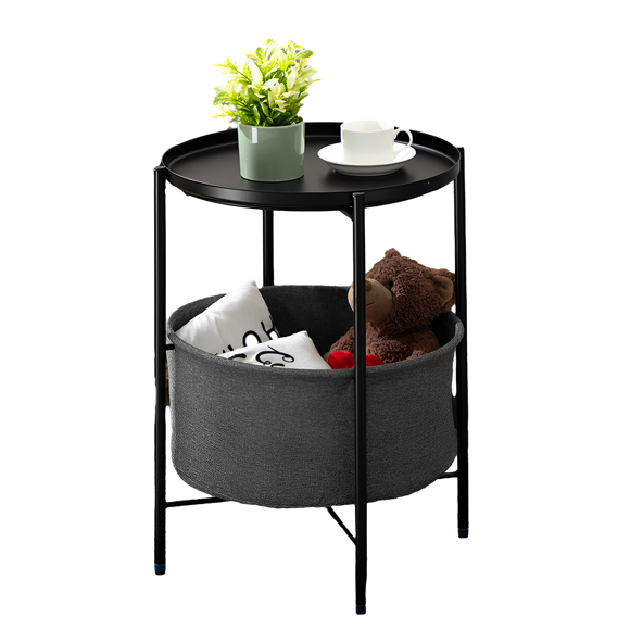 Round Wire Basket Coffee Table