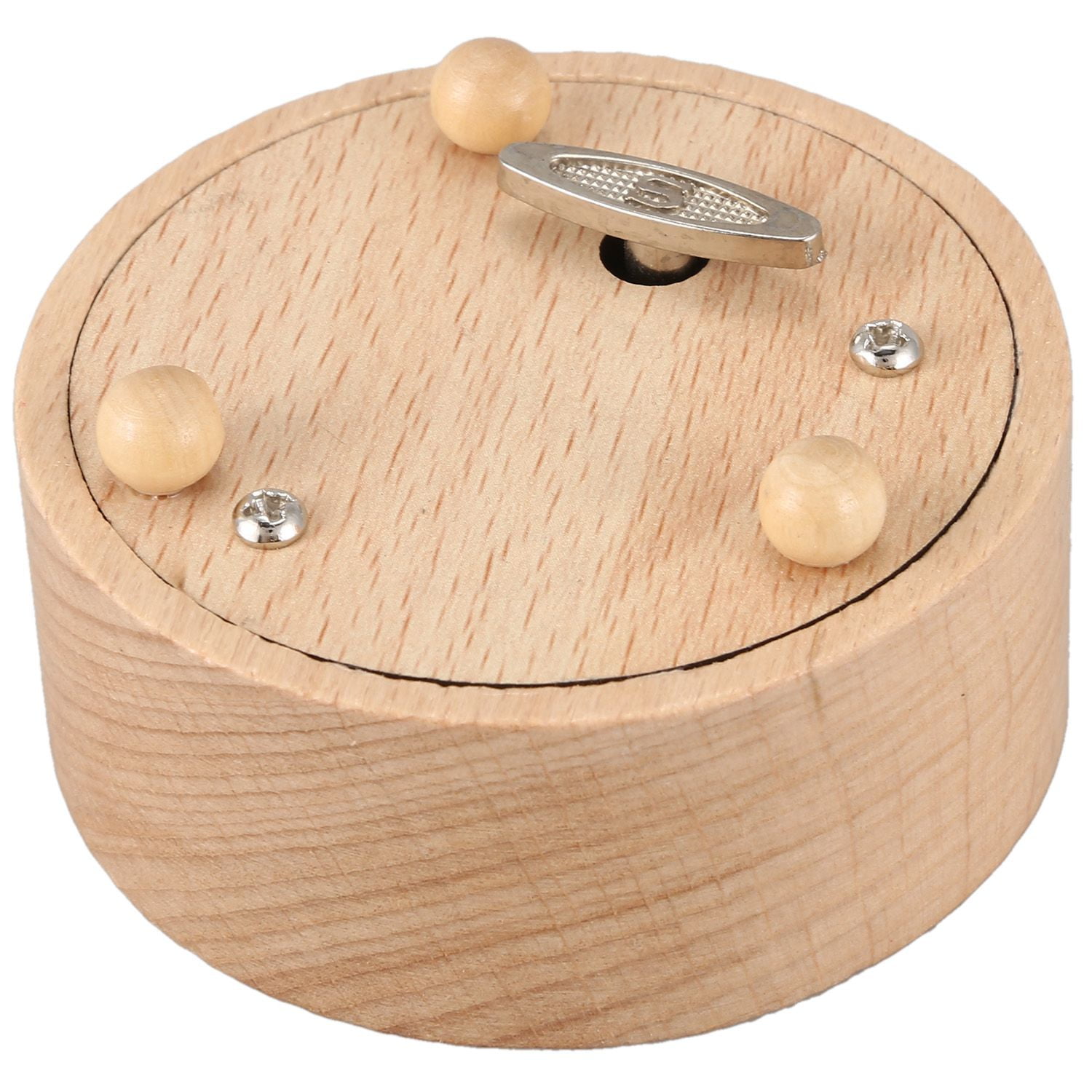 Round Blank Music Box Birthday 'S Day Gift Figurine Resin Handicraft ...