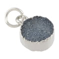 thumbnail image 1 of Round Blue Dyed Quartz Charm by Bead Landing 10mm, 1 of 2