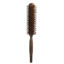 Round Boar and Nylon Bristle Brush Suitable for Woman Styling Hairbrush Comb Blow Drying and Curling Hair