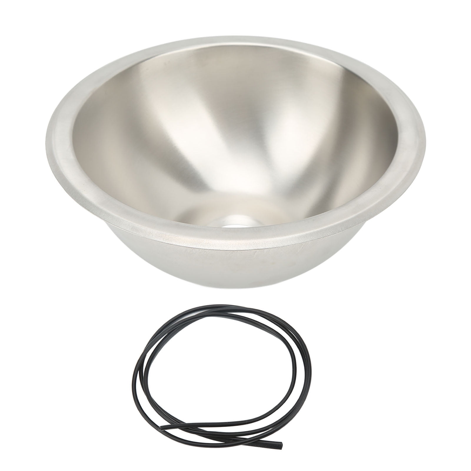 Round Boat Sink, Stainless Steel Widely  RV Kitchen Sink Wiredrawing  For Boat