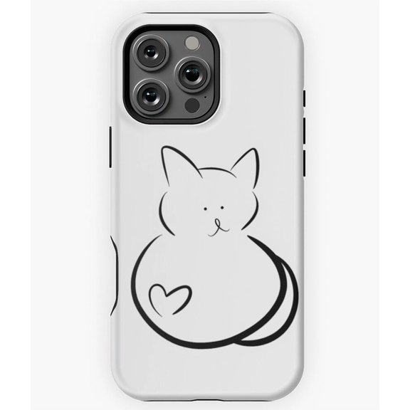 Round Bois Only Funny Cat Meme M2736 Phone Case for iPhone 17 16 15 14 13 12 11 Pro Max