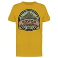 thumbnail image 1 of Round Boston Massachusetts  T-Shirt Men -Image by Shutterstock, Male Medium, 1 of 2