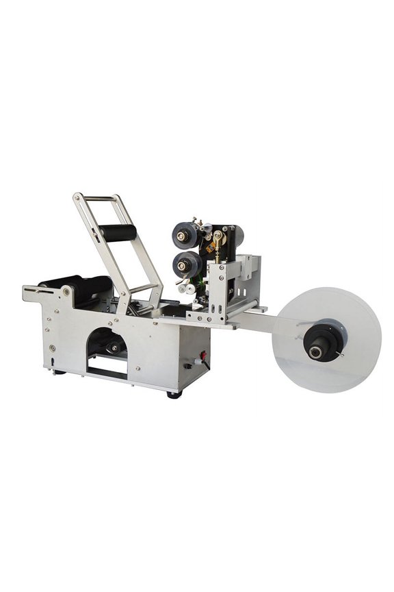 Round Bottle Coding Labeling Tool with Code Printer Machine Stainless Steel Commercial 110V