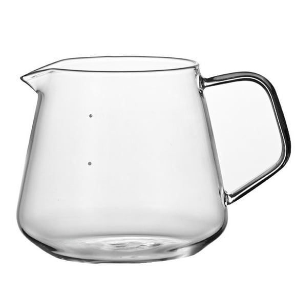 Round Bottom Smooth and Clear Glass Creamer Coffee Milk Creamer Pitcher/Serving Pitcher/Sauce Pitcher/Milk Creamer Jug