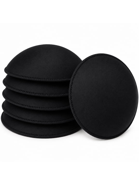 Round Bra Inserts Pads, Removable Washable Bra Cup Inserts, Soft Breathable Chest Padding for Sports Bra, Bikini Top, Swimsuit, Yoga Bra A B Cup
