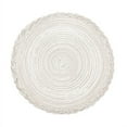 thumbnail image 1 of Round Braided Placemats 15 inch Washable Kitchen Table Placemats for Home Wedding Party, 1 of 6