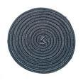 thumbnail image 1 of Round Braided Placemats Round Table Mats for Dining Tables Woven Place Mats 7 inch Washable, 1 of 6