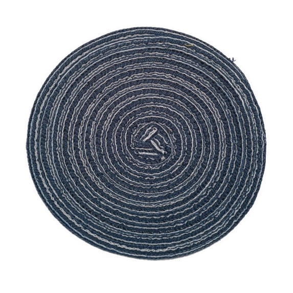Round Braided Placemats Round Table Mats for Dining Tables Woven Place Mats 7 inch Washable