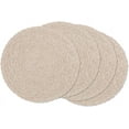 thumbnail image 1 of Round Braided Placemats Set of 4 Round Table Mats for Dining Tables 15 inch Washable Kitchen Table Place Mats Indoor, 1 of 10