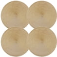 thumbnail image 1 of Round Braided Placemats Set of 4 Washable Round Placemats for Kitchen Table 15 inch Round Table Mats by Casewin(Gold), 1 of 8