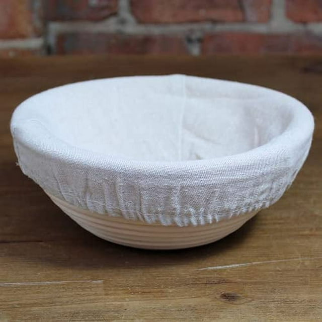 Round Bread Proofing Basket with Liner