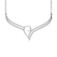 thumbnail image 1 of Round Brilliant Cut 2.00 CT Diamonds Chain Necklace, 14K White Gold, 1 of 1