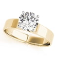 thumbnail image 1 of Round Brilliant Cut Solitaire Engagement Ring 18K Yellow Gold, 1 of 3