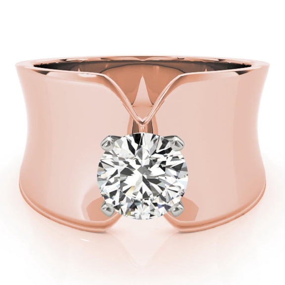 Round Brilliant Cut Solitaire Engagement Ring 925 Silver