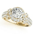 thumbnail image 1 of Round Brilliant Cut Unique Engagement Ring 14K Rose Gold, 1 of 3