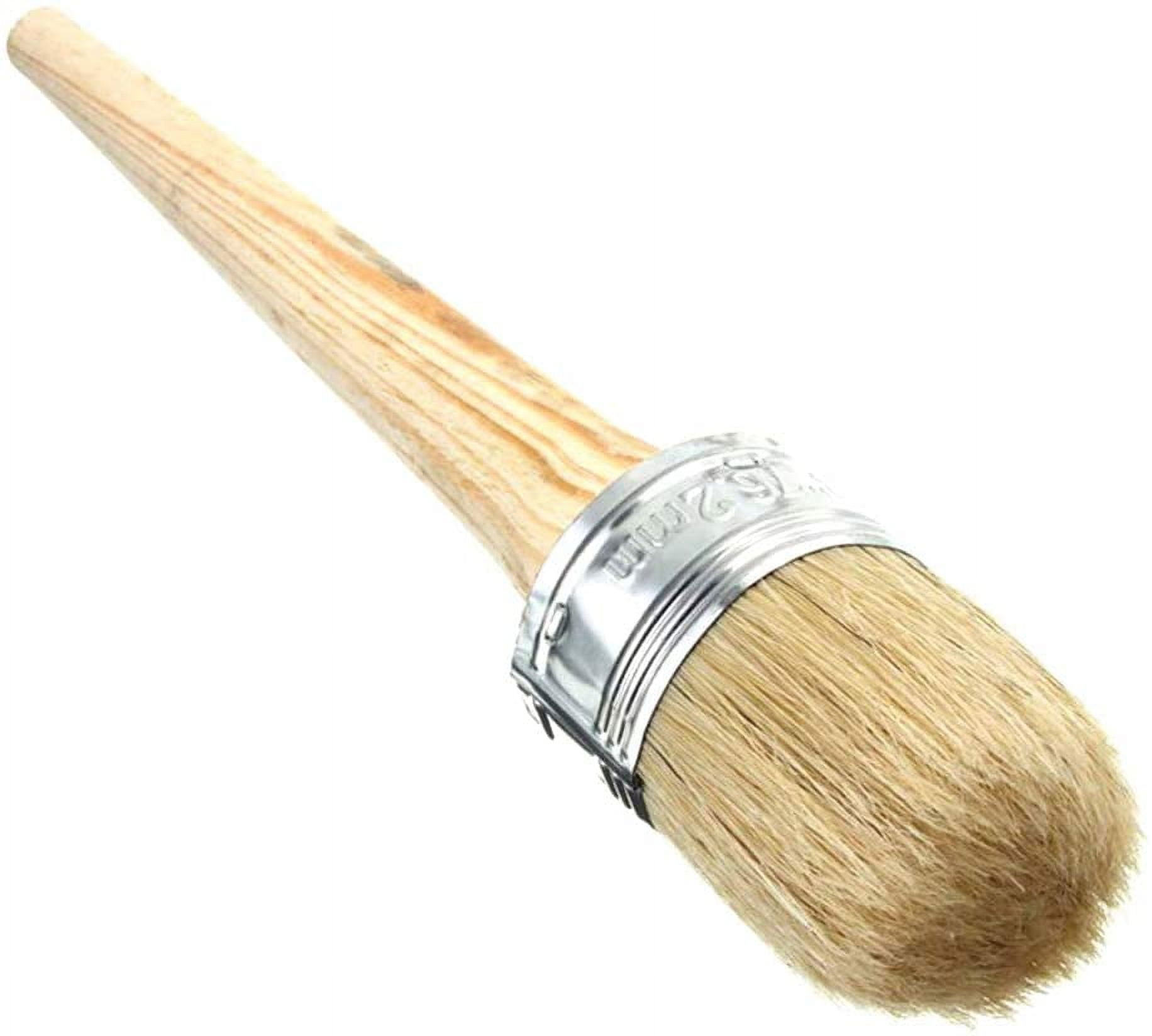 Round Bristle Chalk Brush, Chalk Paint Wax Brush, Chalk Paint