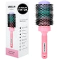 thumbnail image 1 of Round Brush for Blow Out - 2.1 Inch Large Nano Thermal Ceramic & Ionic with Boar Bristles - Salon Blow Drying Hair Brush for Drying,Volumizing, Curling, Shine & Smooth Styling, 1 of 4