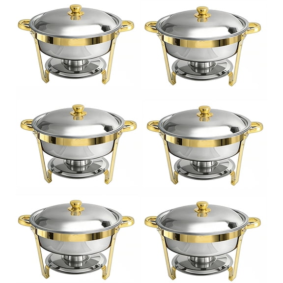 Round Buffet Storage Cabinet - 2 Pack Golden, Outdoor