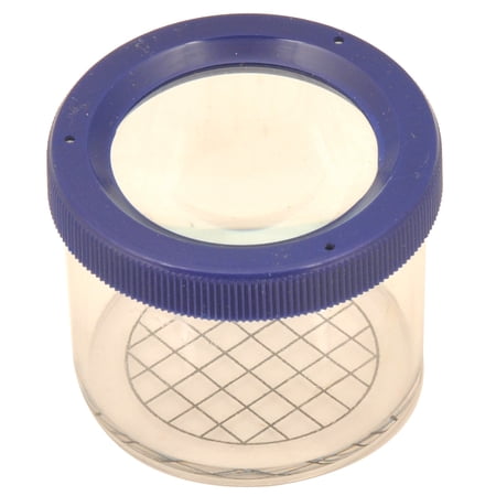 Round Bug Viewer with Magnifier Lid - 4x