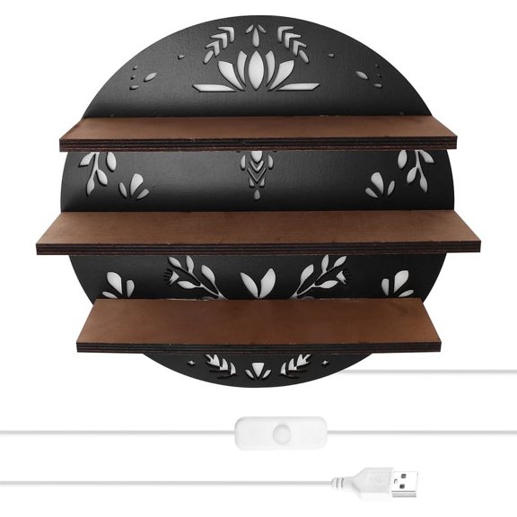Round Butterfly Stand Crystal Display Storage Rack Hanging Floating Stand Suitable for Living Room Decoration Gifts