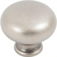 thumbnail image 1 of Round Cabinet Knob, 1-1/4 Inches, Weathered Nickel by Stone Harbor Hardware, 1 of 3