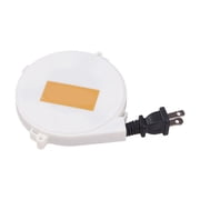 Round Cable Storage Reel, Retractable Cord Keeper With Guided Winding Channel for Home Desks, Device Wires, Tool Bags