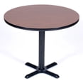 thumbnail image 1 of Round Cafe Breakroom Top in Walnut (48 in./Walnut), 1 of 2