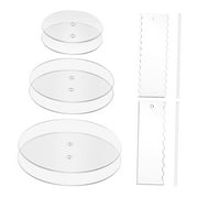 Round Cake Disk Set Household Cake Decorating Tools Cake Baking Craft Kitchen Supplies