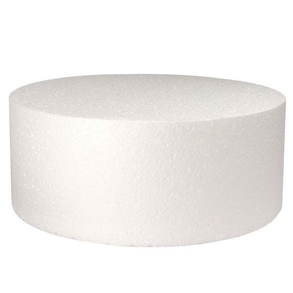 Round Cake Dummy, Styrene - 8" x 4"