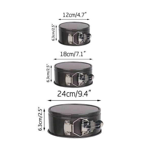 Round Cake Mould Movable Bottom Round Honeycomb Carbon Steel Cake Mould Baking Appliance