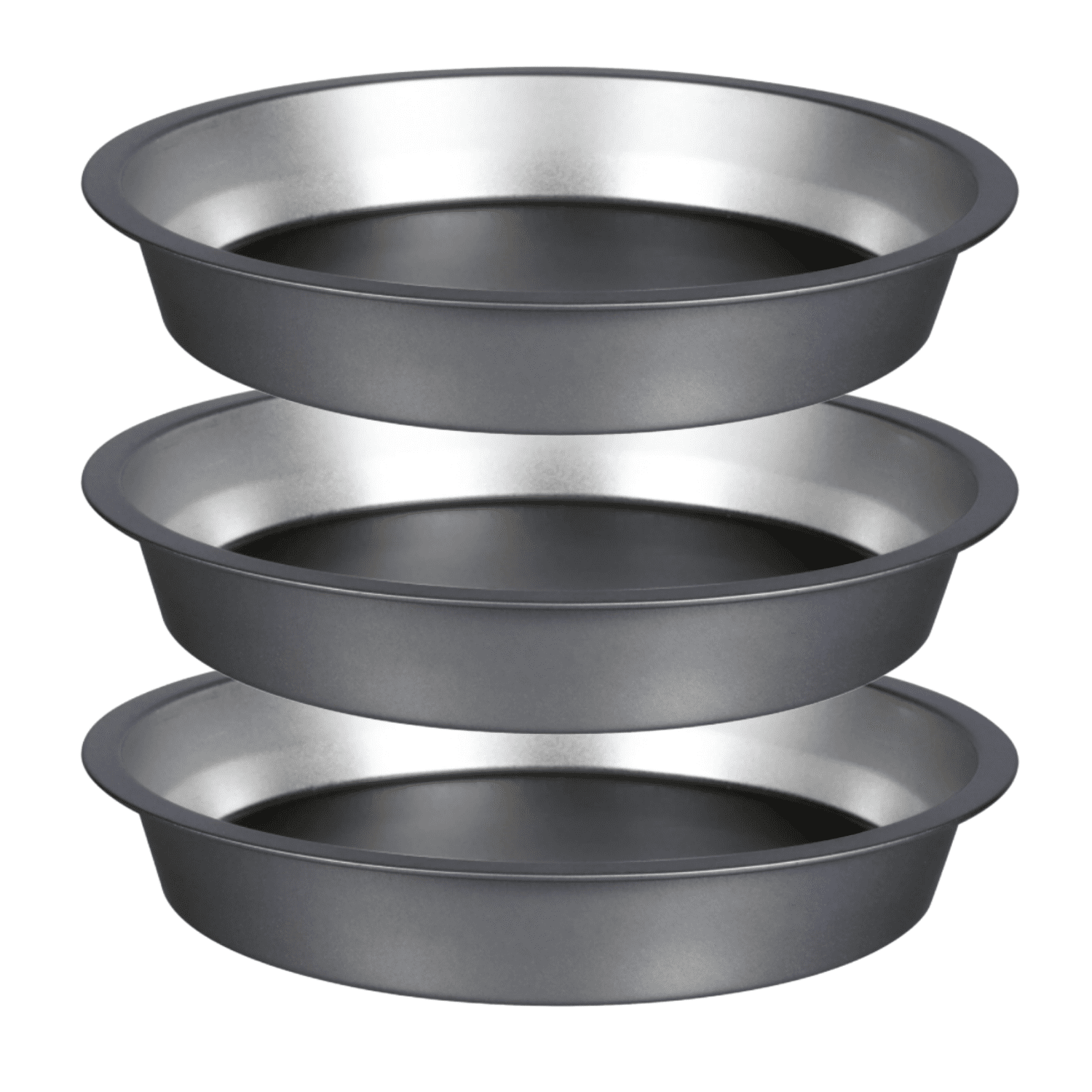 11 Inch Cake Pan Set of 4, P&P CHEF Stainless Steel Large Round Baking  Pans, for Birthday Wedding Thanksgiving, Non Toxic & Healthy, One-piece