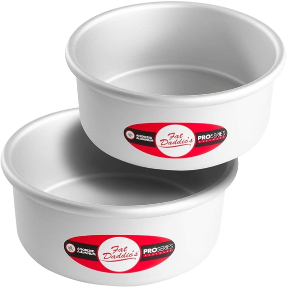 Round Cake Pans, 2 Piece Set, 7 x 3 Inch