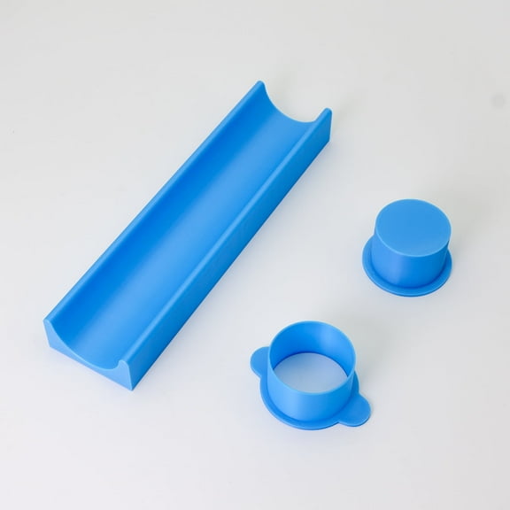 Round Cake Pop Mold with 9-Inch Tray, 3D Printed Cake Pop Cutter and Pusher, Baking Molds for Wedding Desserts, Home Baking, Birthday Parties (1 Set)