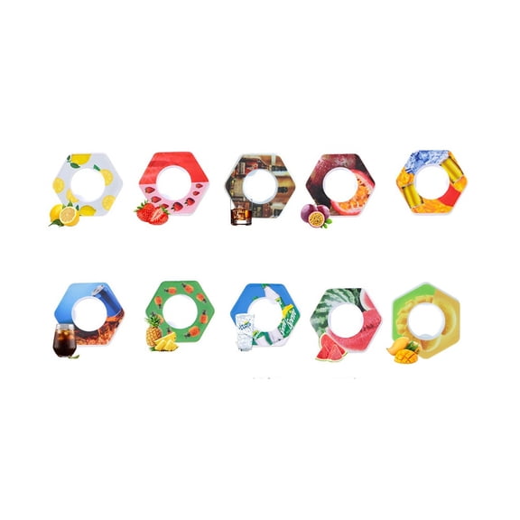 Round Capsule Flavor Pod Inflatable Water Bottle For Outdoor Sports And Travel Compatible With 10 Flavors For Enhanced Hydration Experience (Yellow)