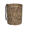 thumbnail image 1 of Round Car Trash Can 7×5.9in Waterproof, Durable, Not Easy To Fade, Easy To Install And Disassemble To Prevent Interior Pollution Leopard Print Pattern Background_3, 1 of 7