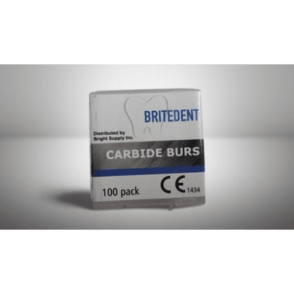 Round Carbide Burs for slow speed latch. Short Shank. Pack of 100 RA6S RA-6S