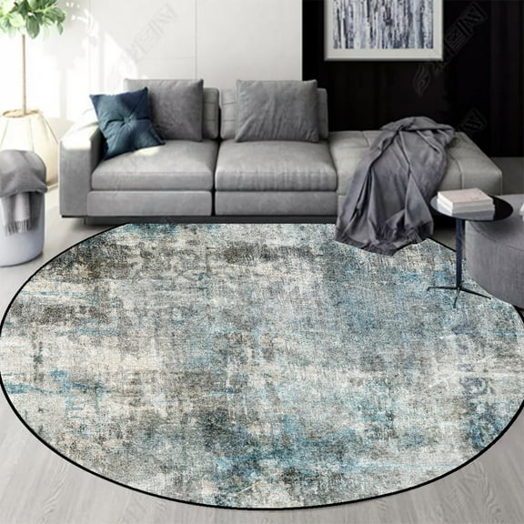 Round Carpet Computer Chair Floor Mat Simple and Thick Study Home Chair Electric Competition Chair Floor Mat
