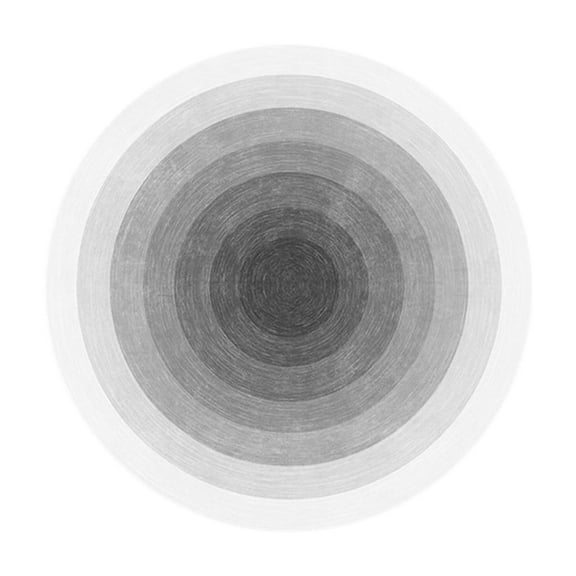 Round Carpet Cream Soundproof Floor Cushion Non-Slip Sofa Bedside Rug for Living Room Bedroom Coffee Table Study Soft Area Mat 36 Inch