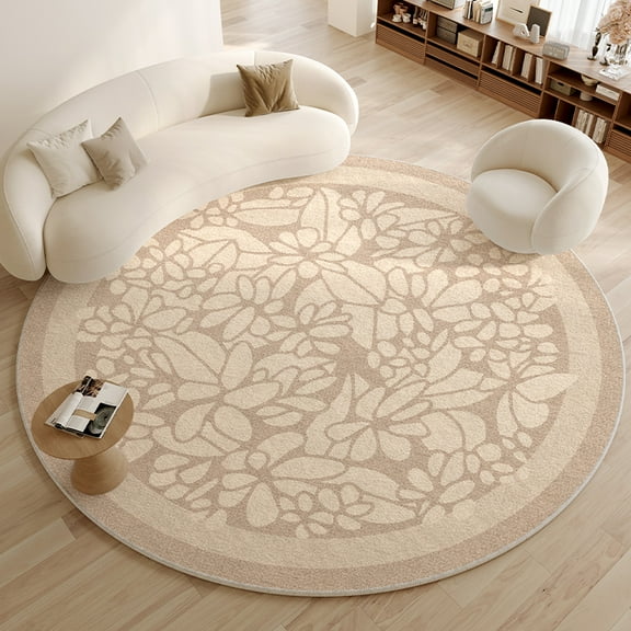 Round Carpet Large Area Rugs Washable Entrance Door Mat Bedside Living Room racion Home Antiskid Floor Mat Luxury Retro