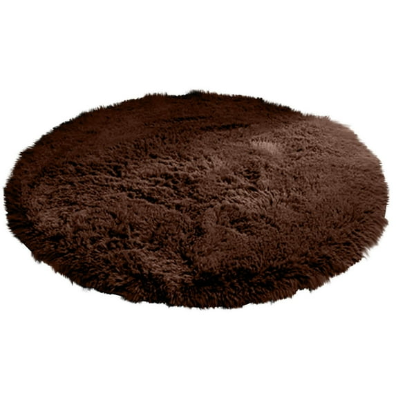 Round Carpet Round Carpet Bedroom Bedside Mat 60x60cm Size Floor Rug for Yoga Exercise Guest Room Decor Non-Slip Bottom Soft Material for Home Use Bedroom Rug