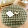 thumbnail image 1 of Round Carpet Sofa Floor Mat | 40x40cm Round Rug for Living Room, Bedroom, Porch & Hallway | Non-Slip Absorbent Doormat | Contemporary Home Decor | 1 Piece, 1 of 6