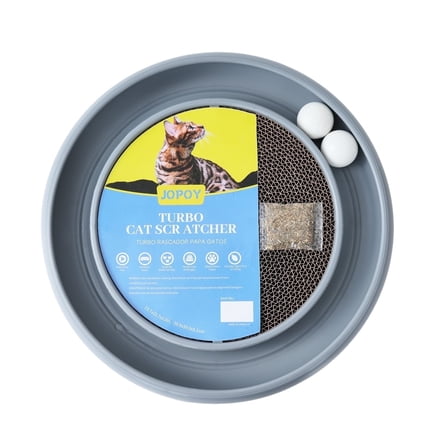 Interactive Cat Scratcher Ball Track Toy for Indoor Cats Scratching Board