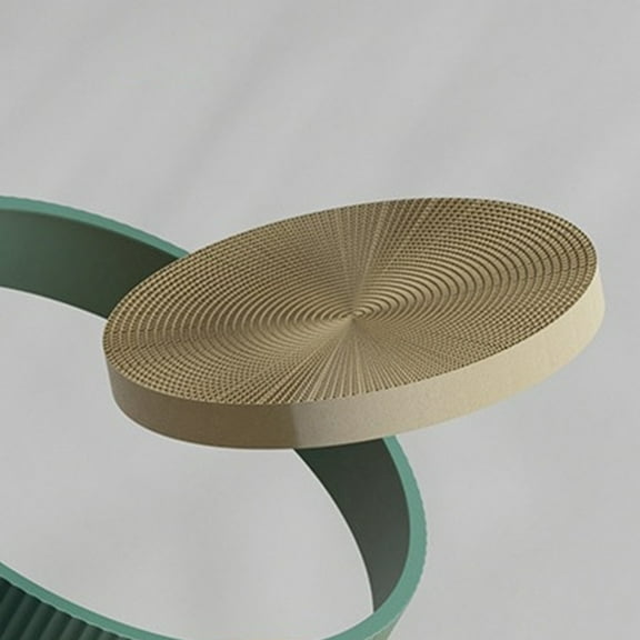 Round Cat Scratcher Refill 13.8 Inch Diameter, Thickened Circle Cardboard Cat Scratcher Replacement Pad, Cat Scratching Board Cat Scratcher Pad